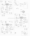 Carburetors Diagram and Parts List for 613777-0113-E1  Briggs and Stratton Engine
